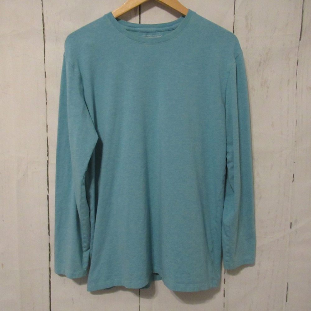 Coolibar Everyday T Shirt Mens M Blue Long Sleeve UPF 50 Sun Protection